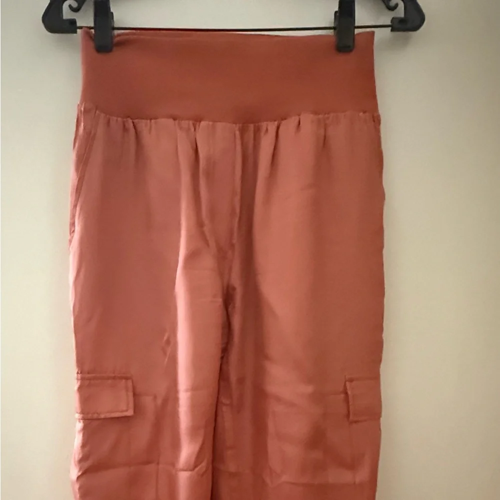 Cinq à Sept Terracotta High-Waisted Pants - Picture 1 of 6